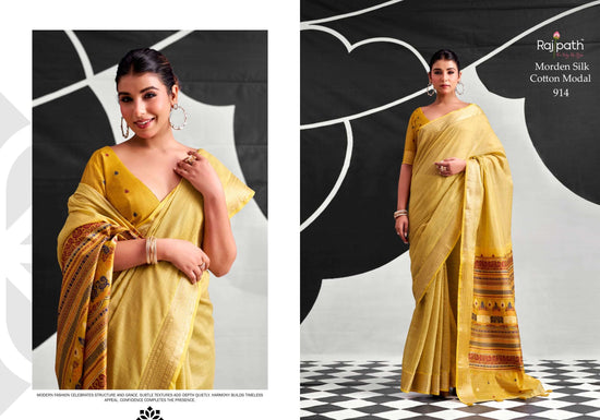 RAJPATH MORDEN SILK 137 Cotton Printed Premium Saree