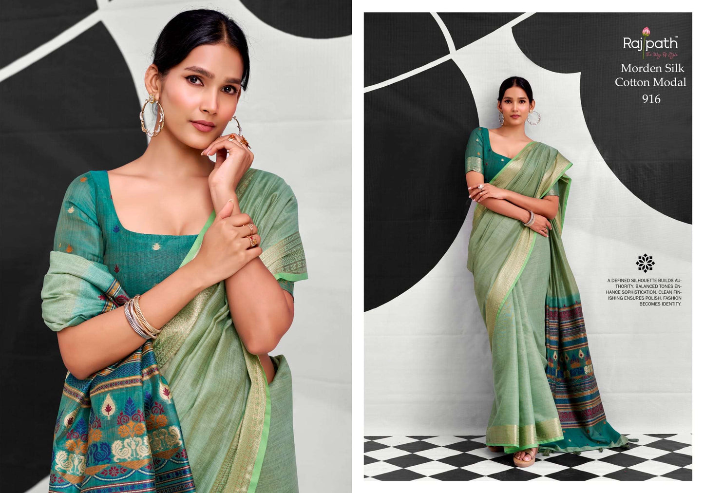 RAJPATH MORDEN SILK 137 Cotton Printed Premium Saree