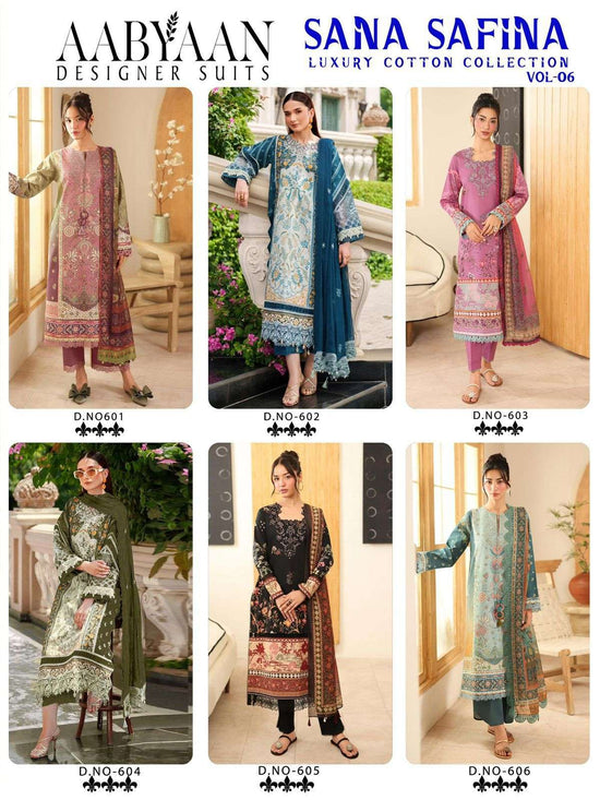 Aabyaan Designer Sana Safina Vol-06