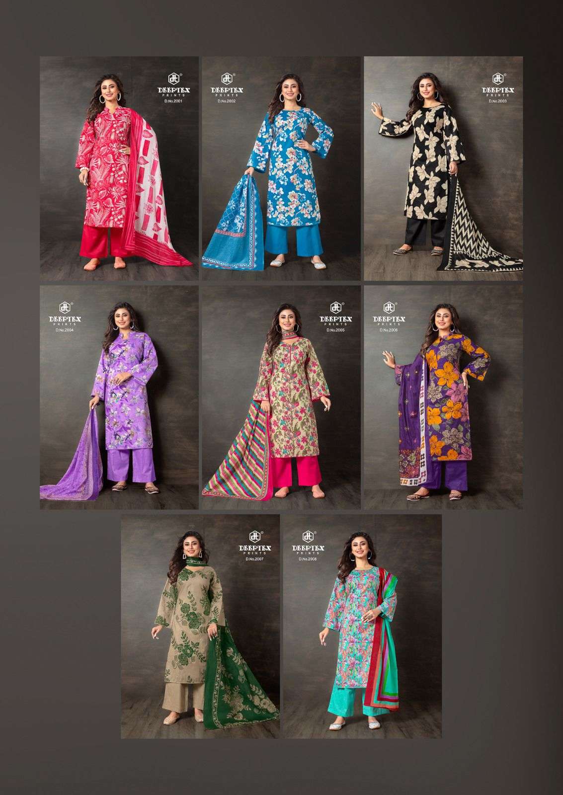 Deeptex Aalia Afreen Vol-02  (8 Pcs)