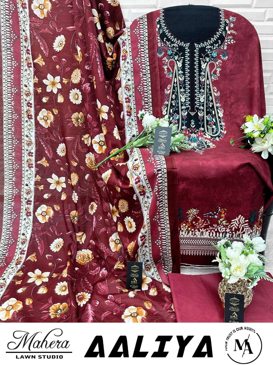 Mahera Lawn Studio Aaliya