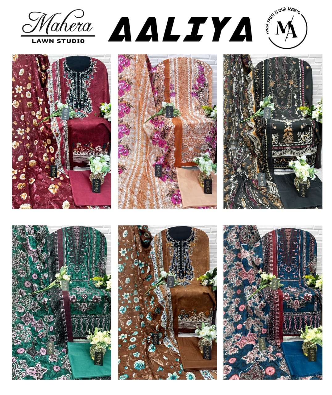 Mahera Lawn Studio Aaliya