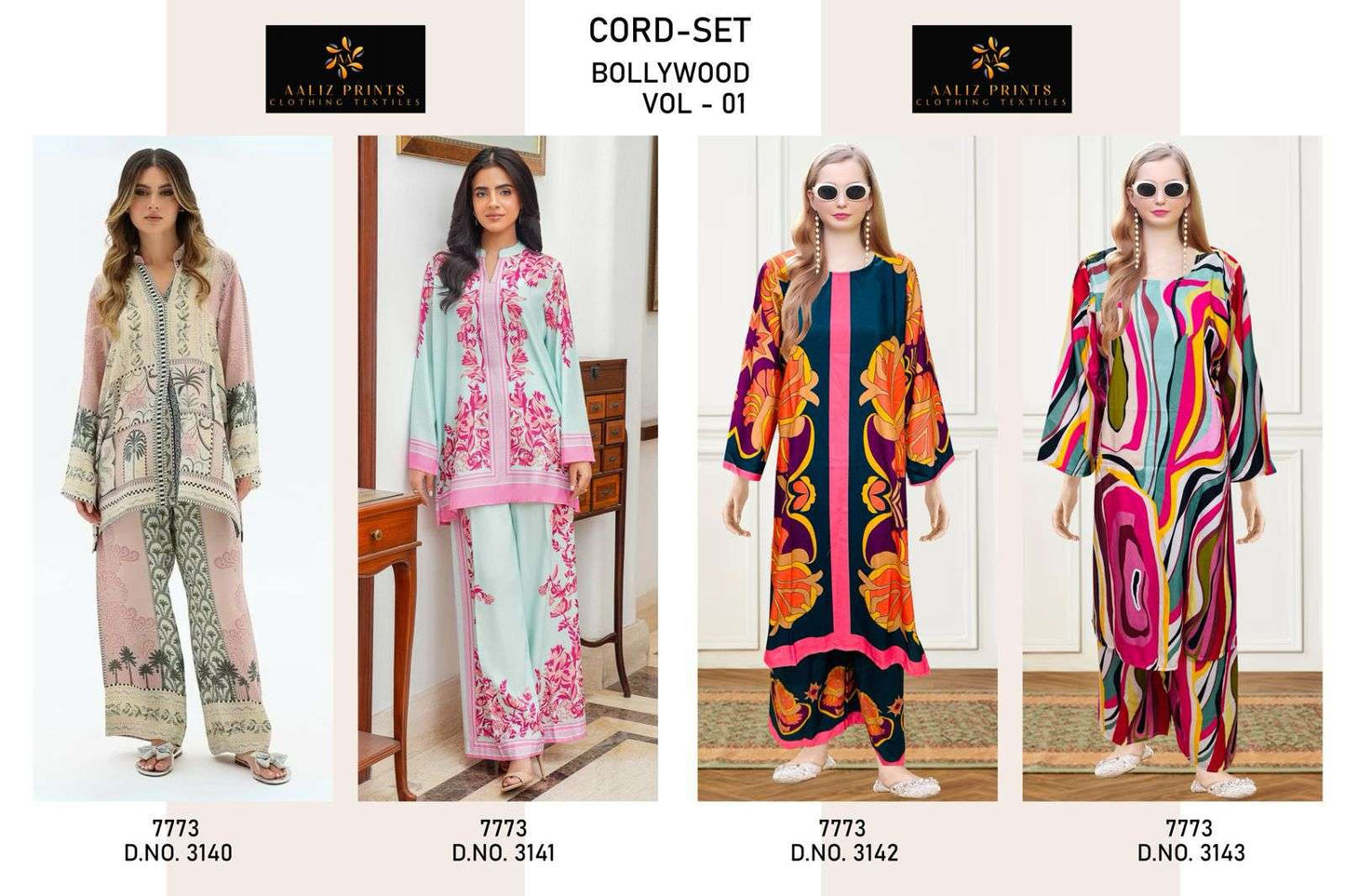 Aaliz Prints Bollywood Co-ord Set Vol-01