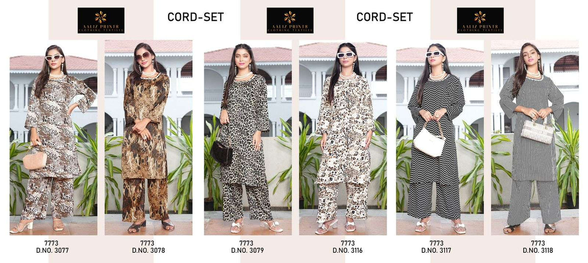 Aaliz Prints Co-ord Set Vol-12