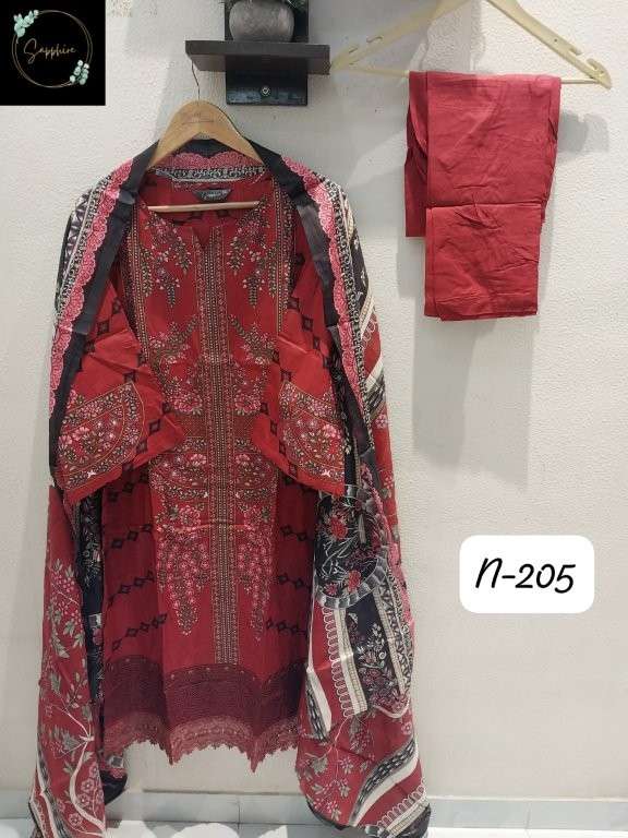 Sapphire Agha Noorain-205 (6 Pcs)