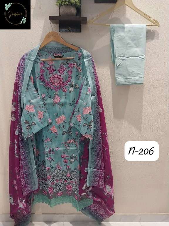 Sapphire Agha Noorain-206 (6 Pcs)