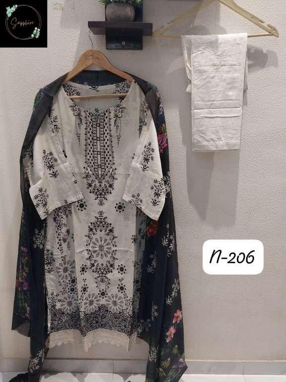 Sapphire Agha Noorain-206 (6 Pcs)