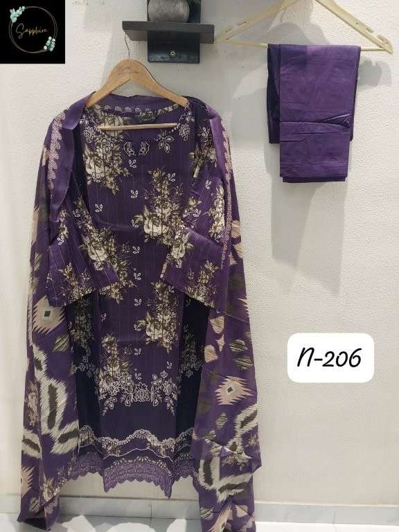 Sapphire Agha Noorain-206 (6 Pcs)