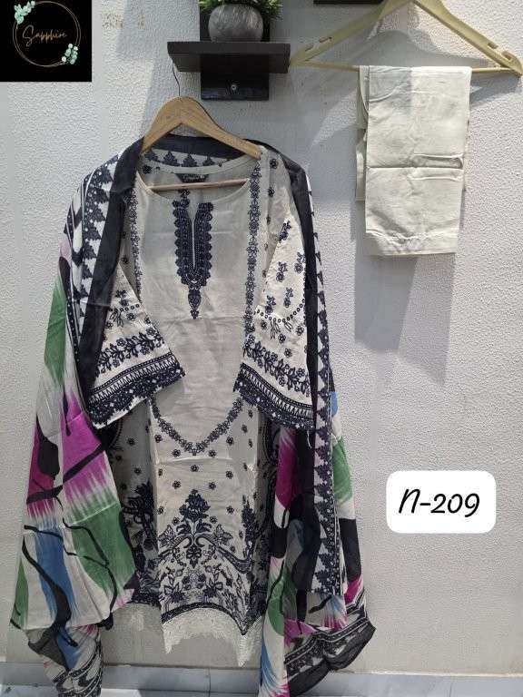 Sapphire Agha Noorain-209 (6 Pcs)