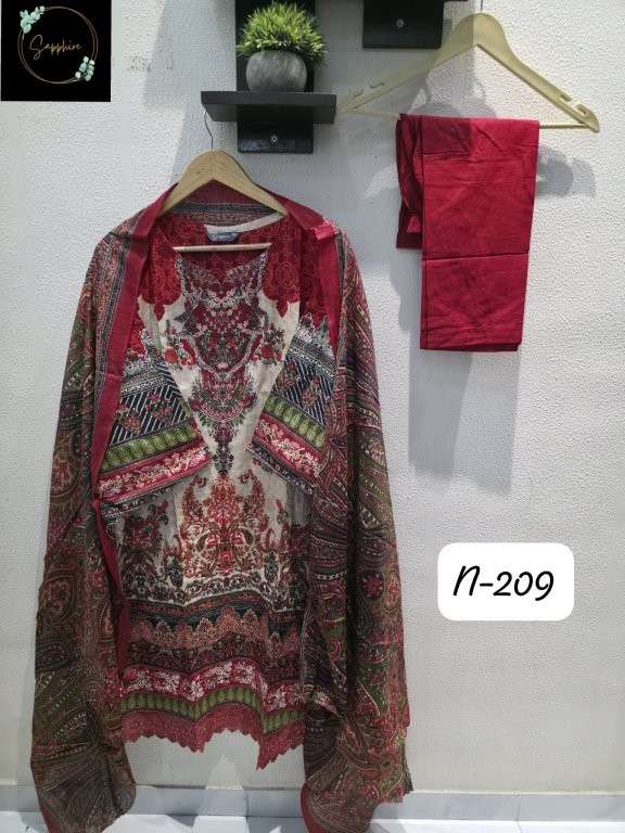 Sapphire Agha Noorain-209 (6 Pcs)