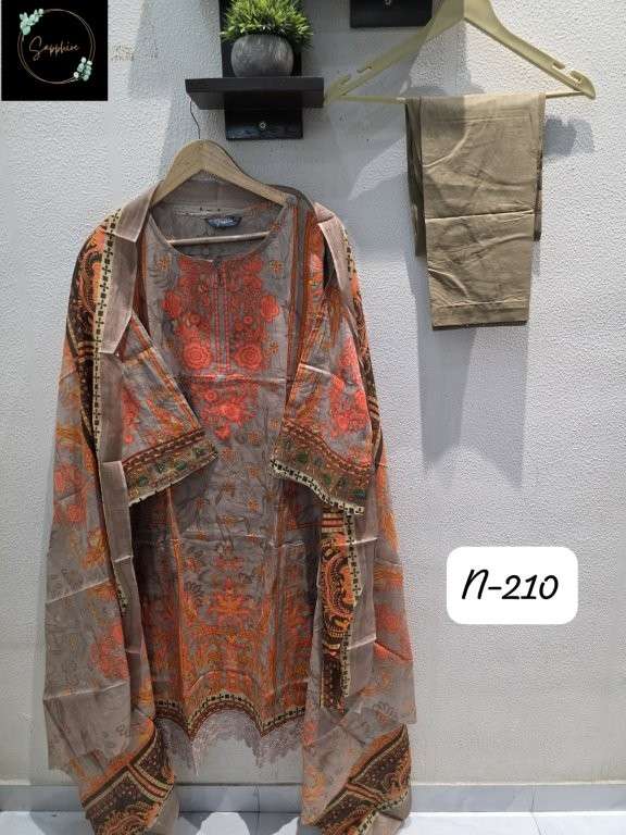 Sapphire Agha Noorain-210 (6 Pcs)