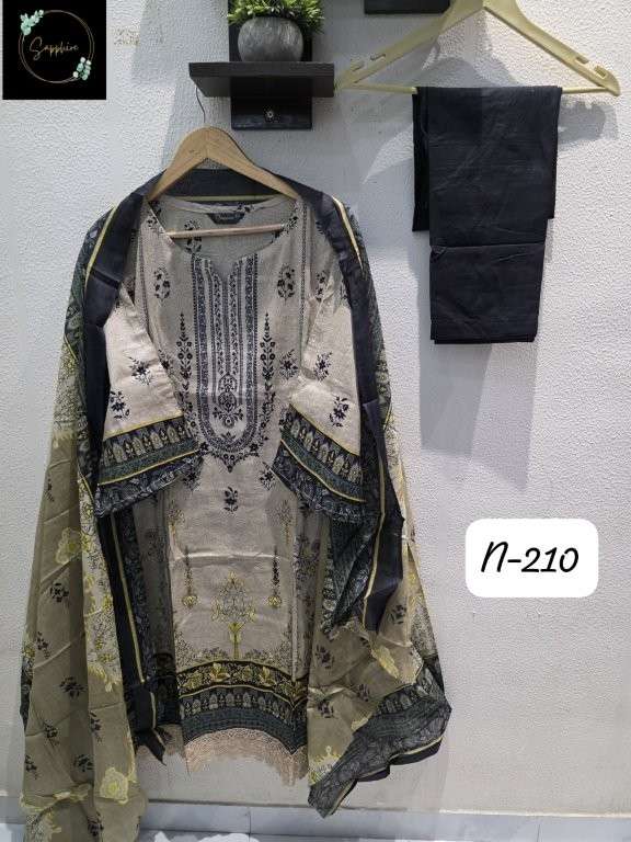 Sapphire Agha Noorain-210 (6 Pcs)