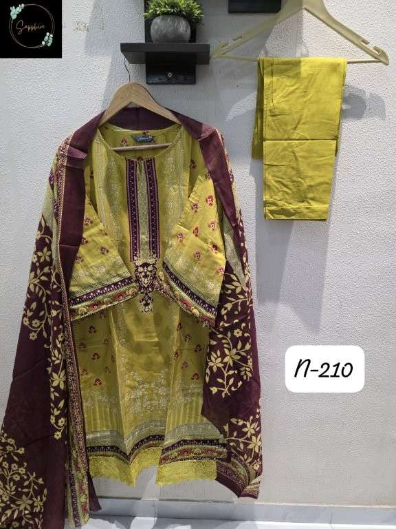 Sapphire Agha Noorain-210 (6 Pcs)