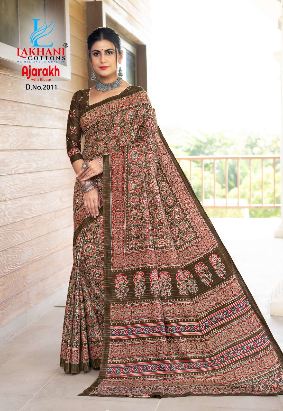 Lakhani Cotton Ajrakh Vol-2