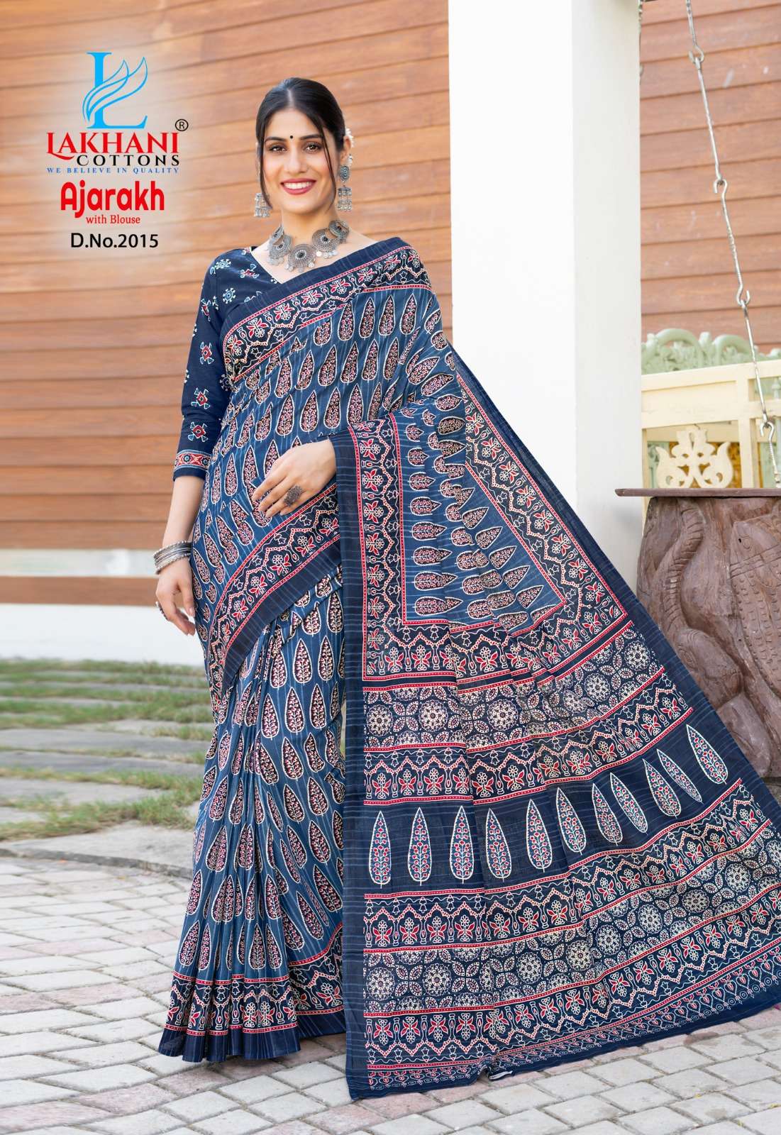 Lakhani Cotton Ajrakh Vol-2