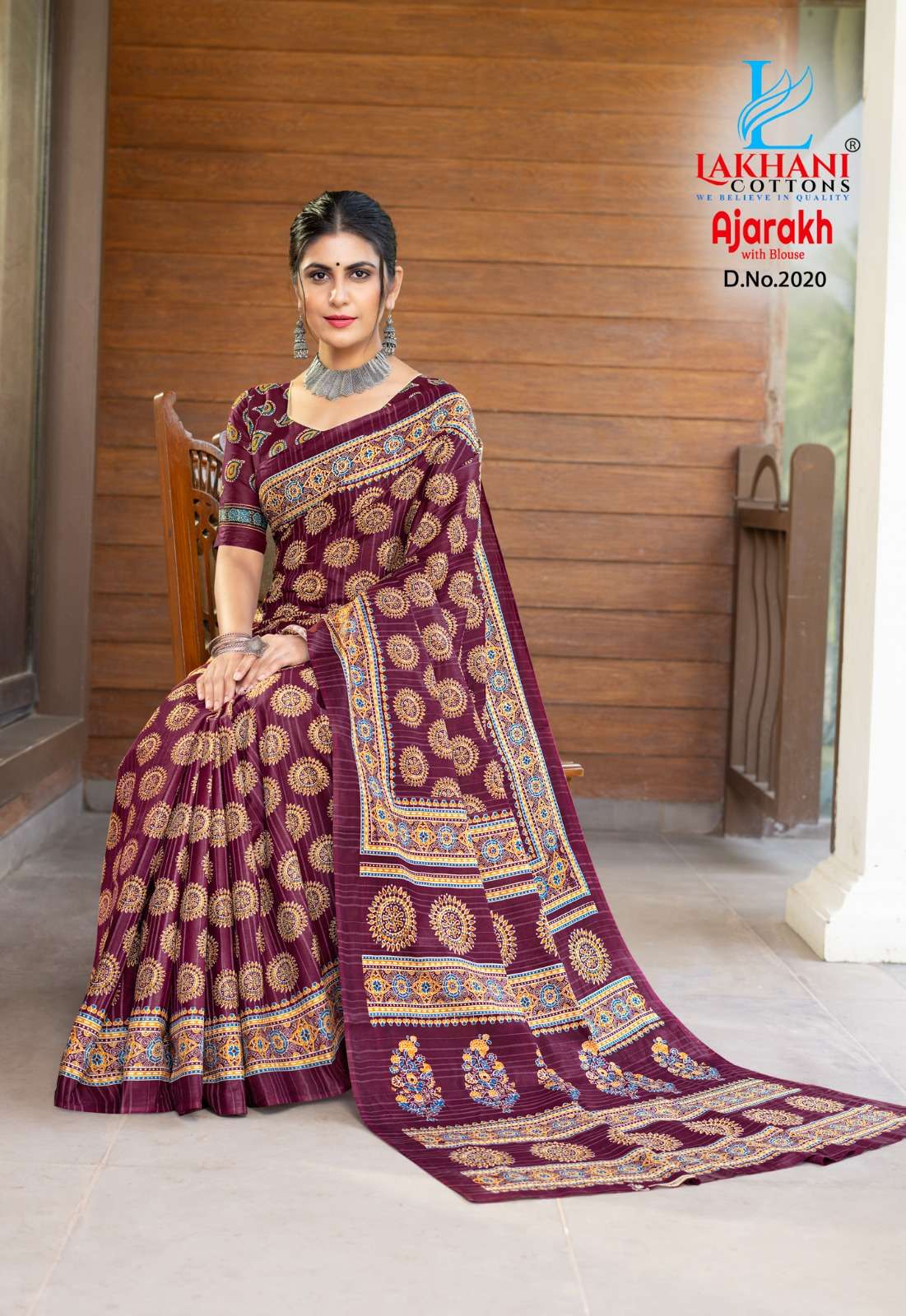 Lakhani Cotton Ajrakh Vol-2