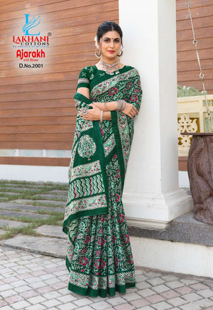 Lakhani Cotton Ajrakh Vol-2