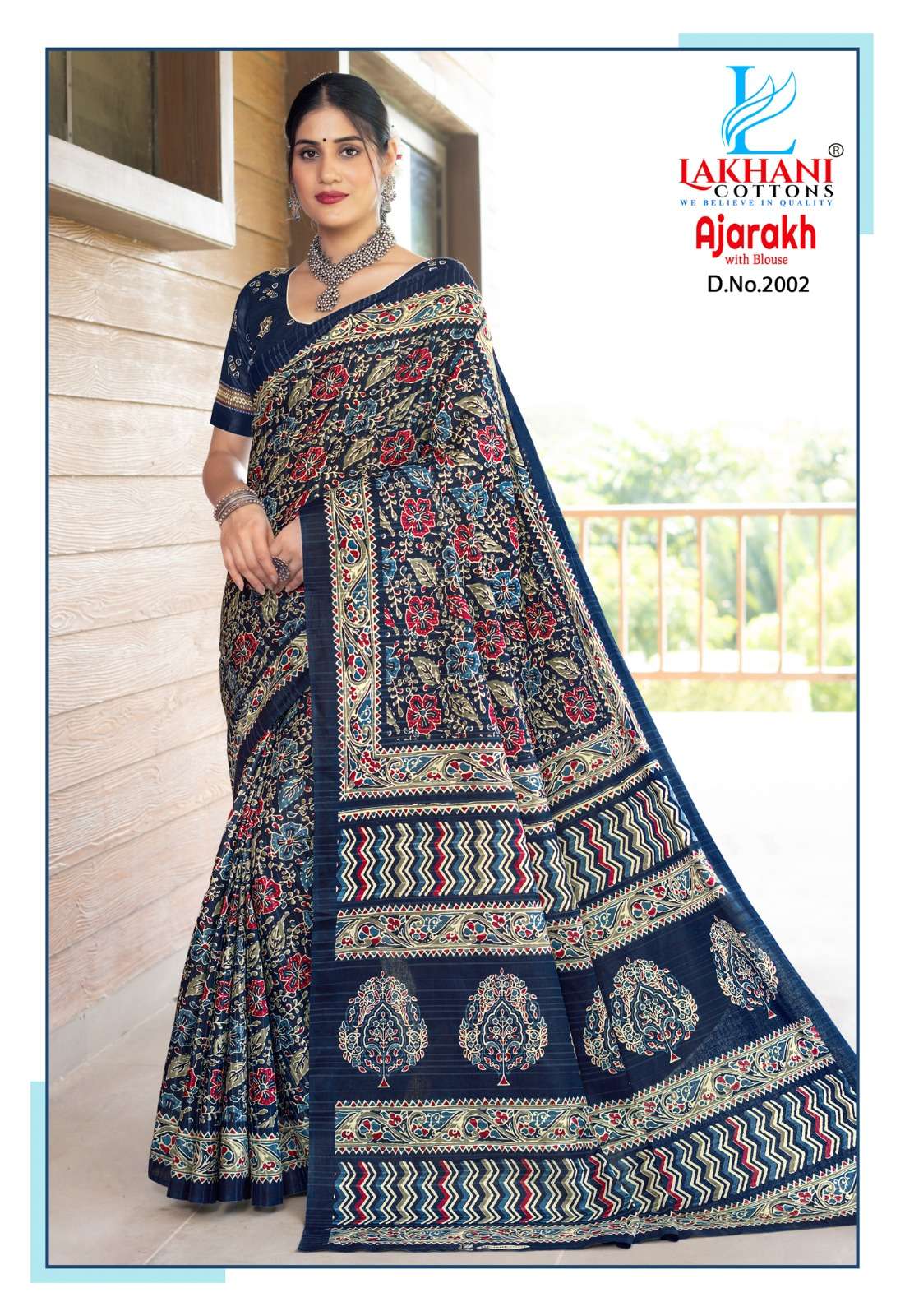 Lakhani Cotton Ajrakh Vol-2
