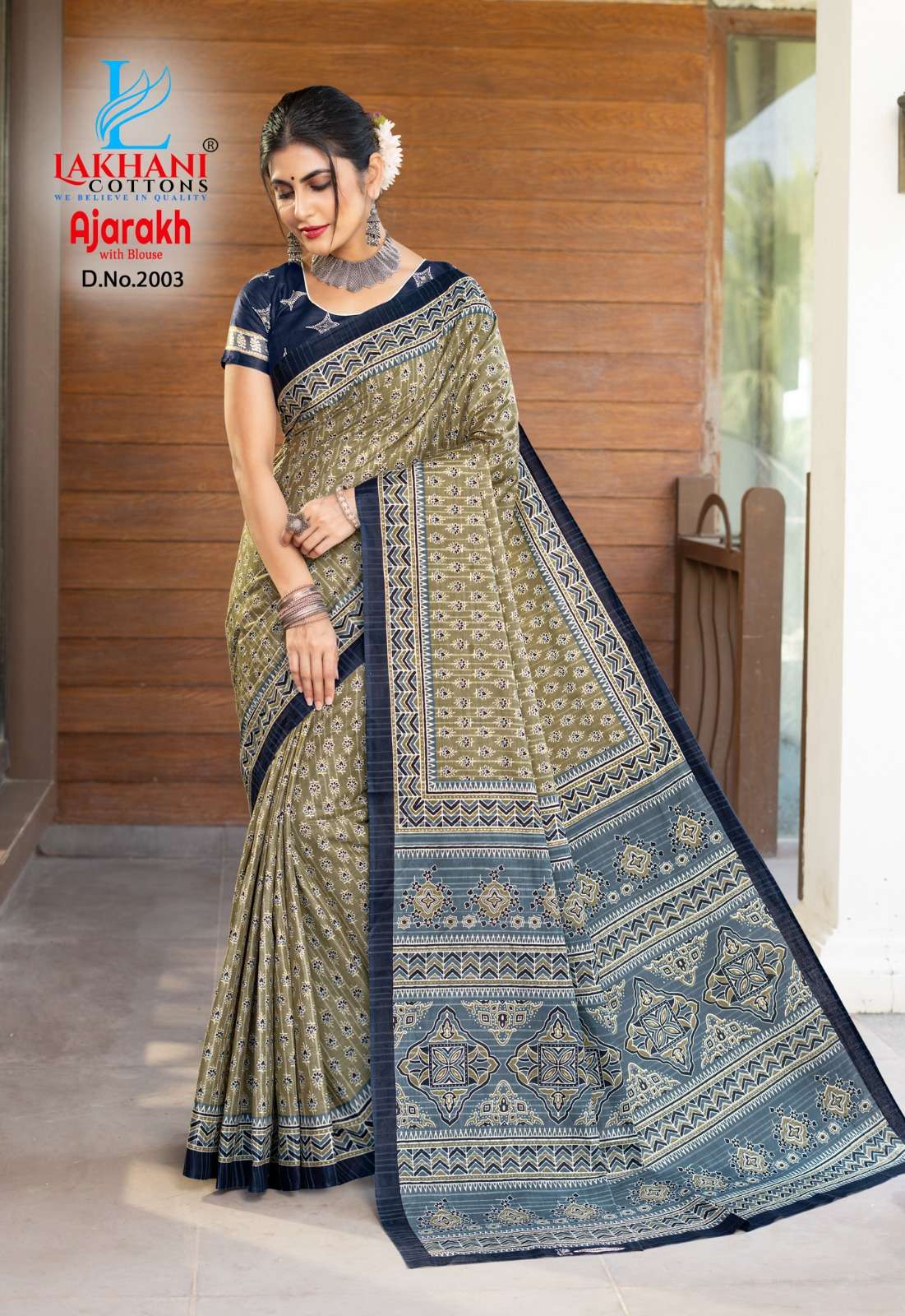 Lakhani Cotton Ajrakh Vol-2