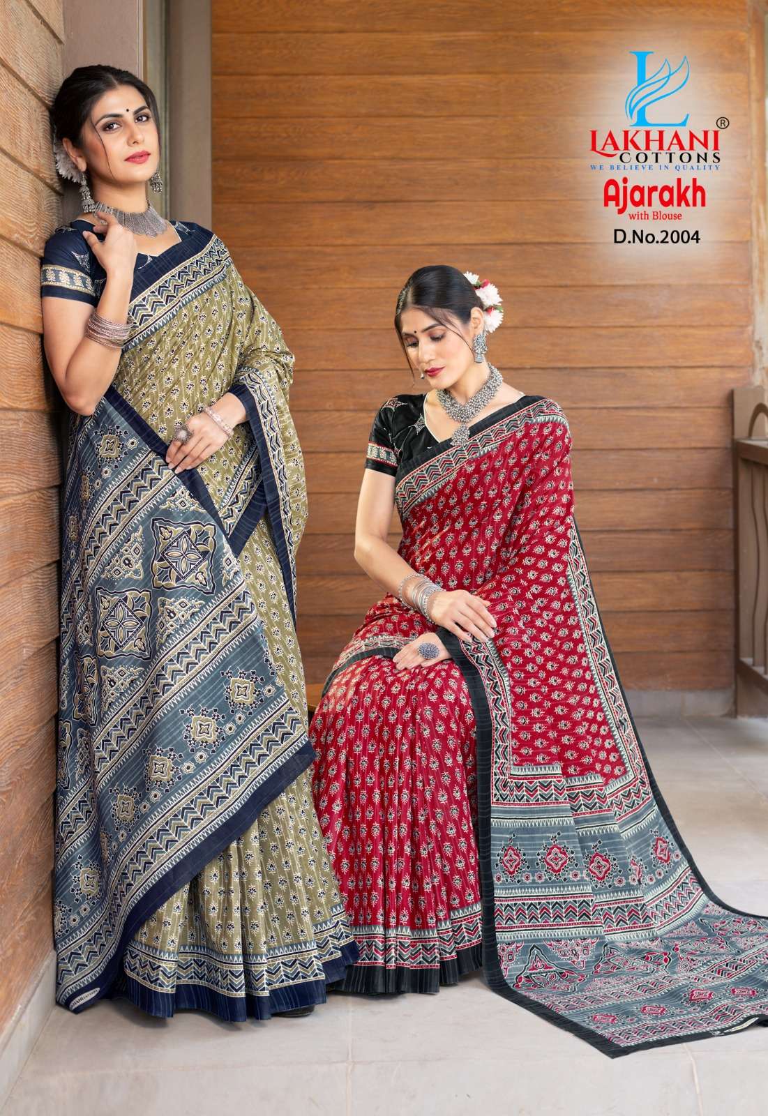 Lakhani Cotton Ajrakh Vol-2
