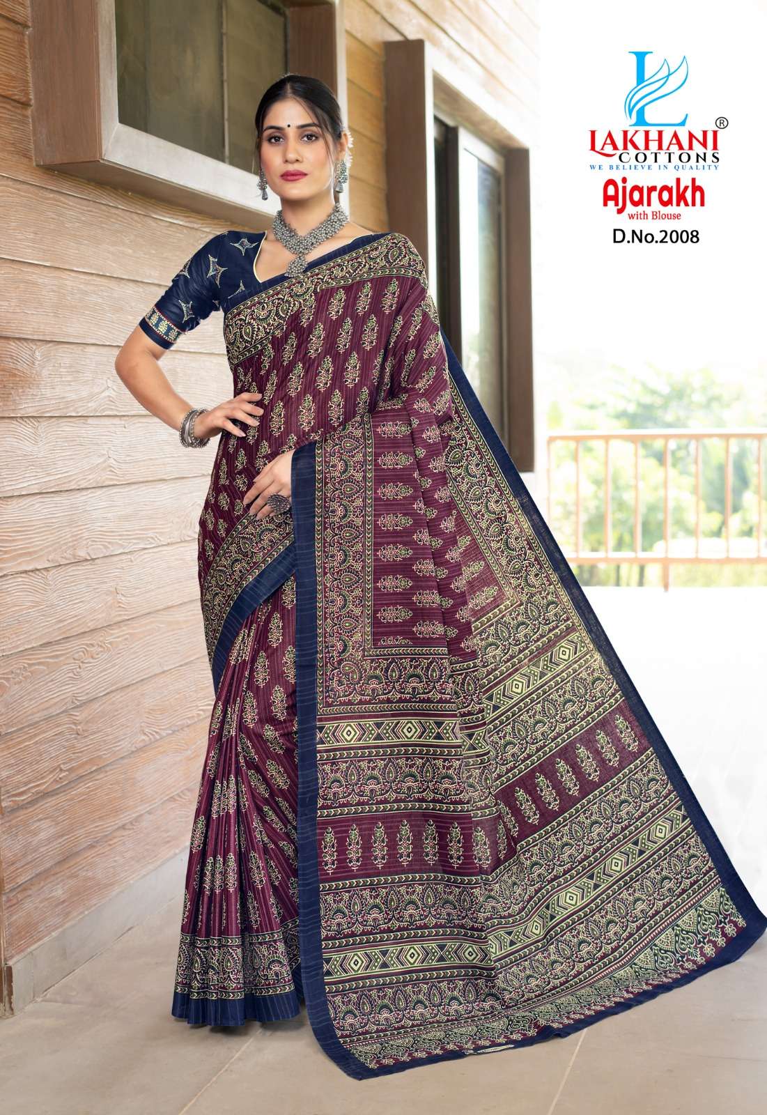 Lakhani Cotton Ajrakh Vol-2