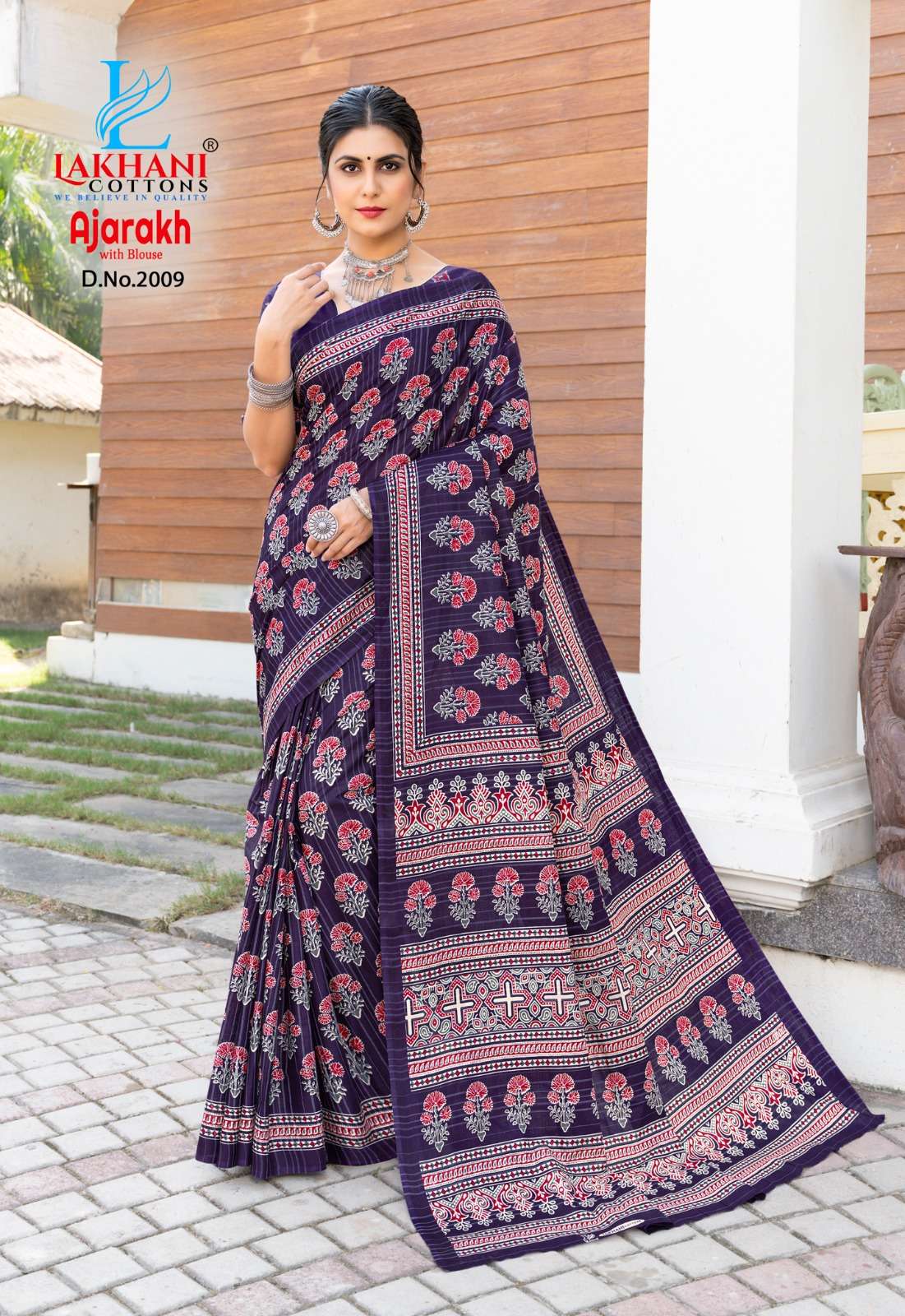 Lakhani Cotton Ajrakh Vol-2