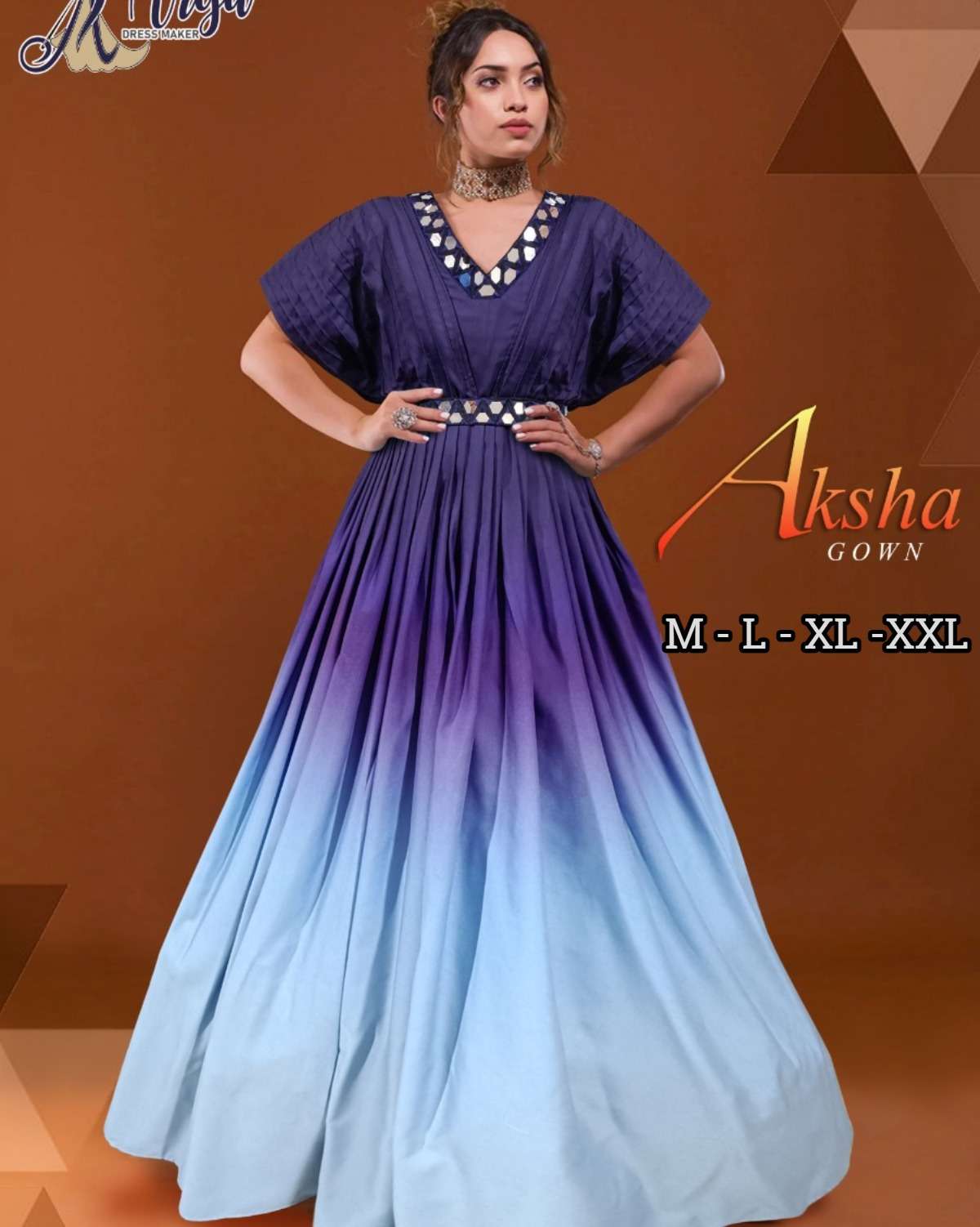 Arya Dress Maker Aksha Gown (5 Pcs)