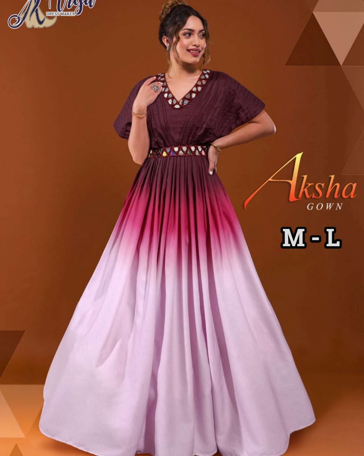 Arya Dress Maker Aksha Gown (5 Pcs)