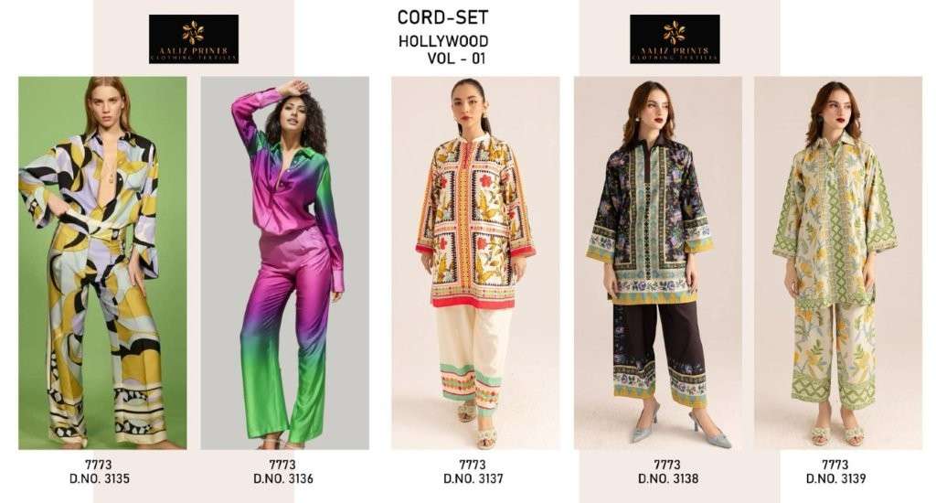 Aaliz Prints Hollywood Co-ord Set Vol-01