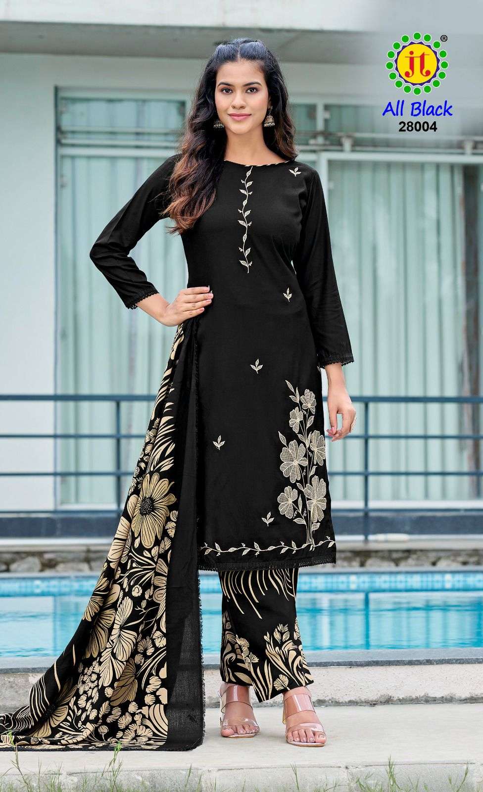 Jt Textile All Black Vol-28