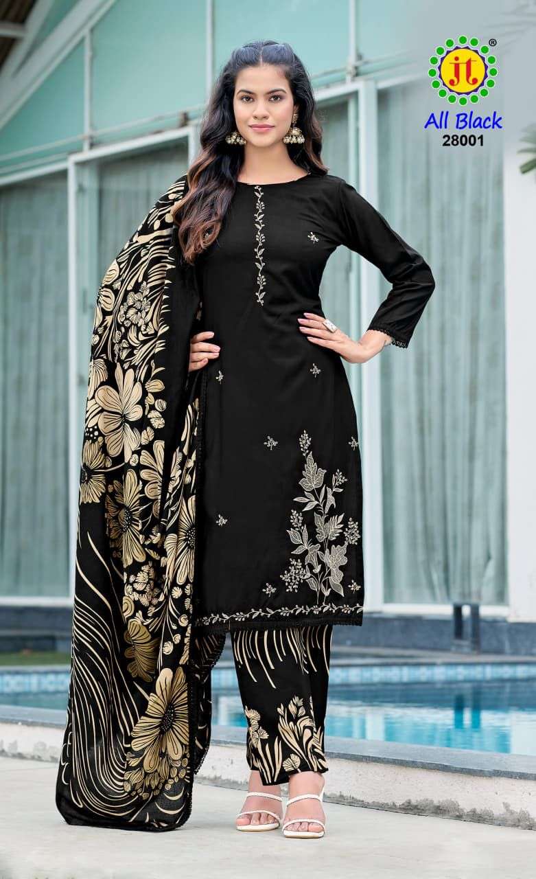 Jt Textile All Black Vol-28