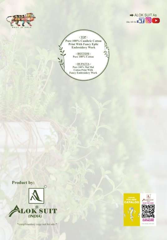 Alok Suit Black Berry Vol-02 (6 Pcs)