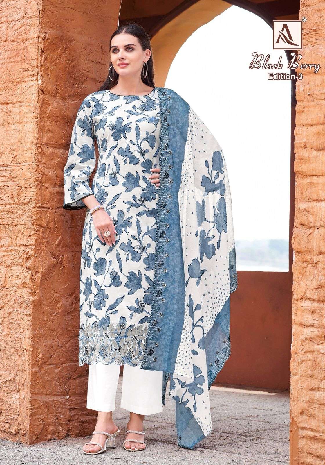 Alok Suit Black Berry Vol-03