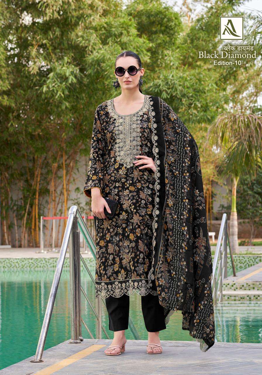 Alok Suit Black Diamond Vol-10