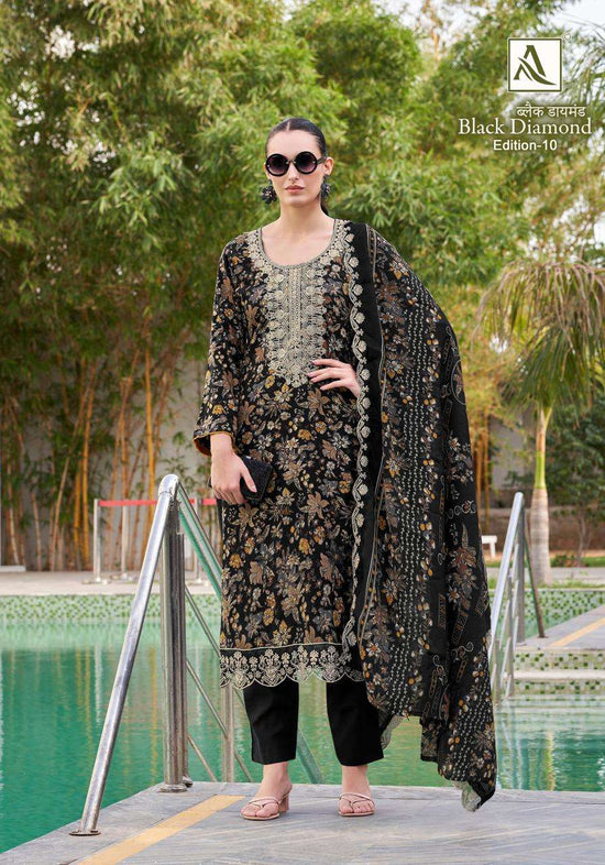 Alok Suit Black Diamond Vol-10