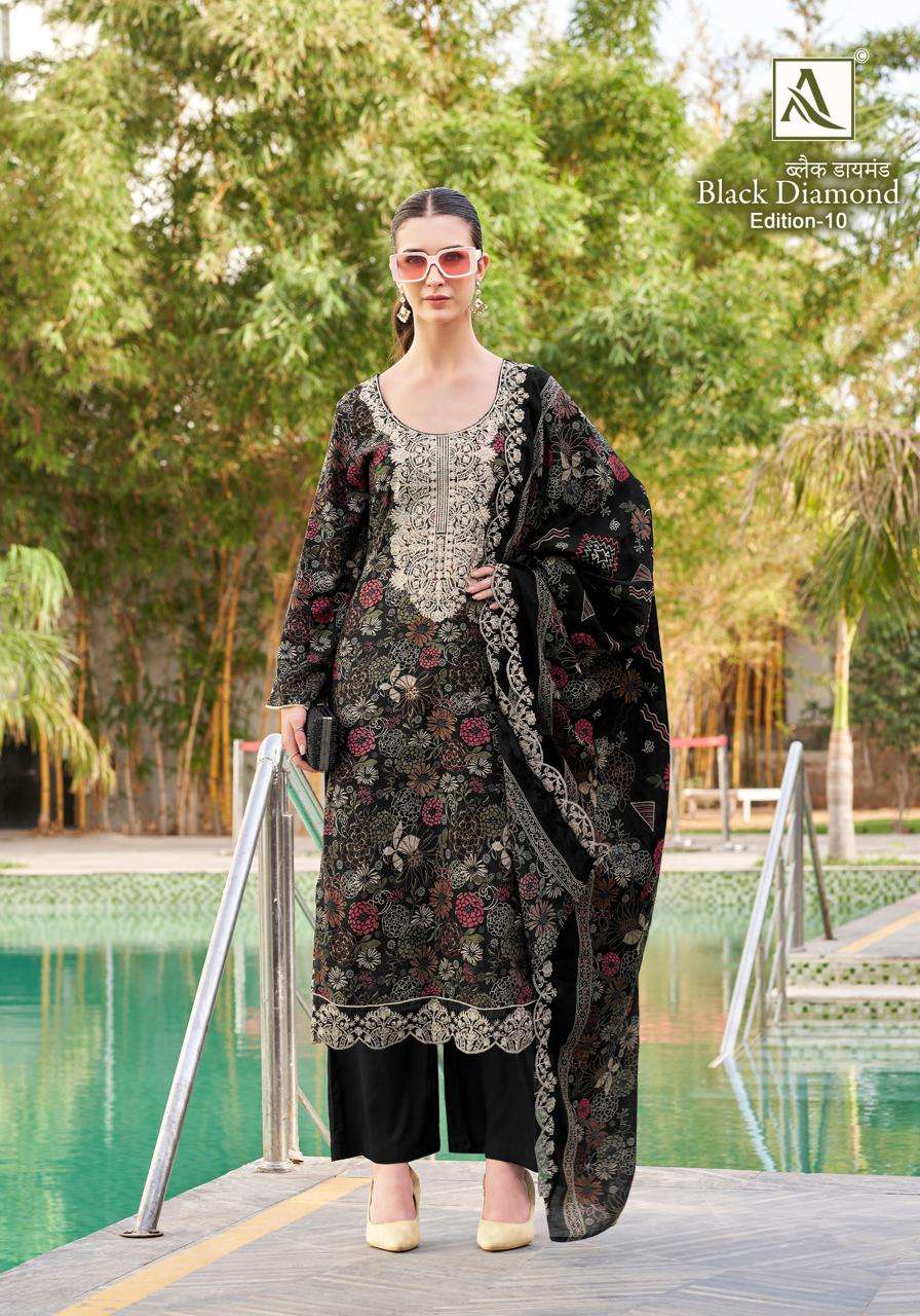 Alok Suit Black Diamond Vol-10