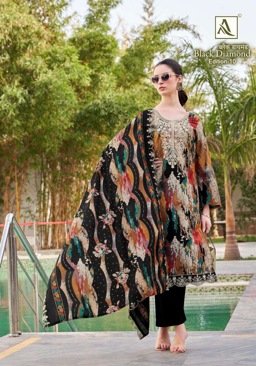Alok Suit Black Diamond Vol-10
