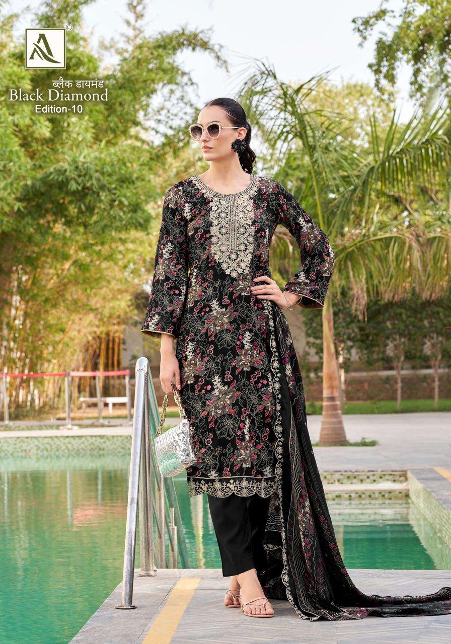 Alok Suit Black Diamond Vol-10