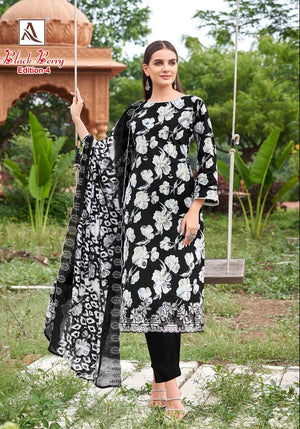 Alok Suit Black Berry Vol-04