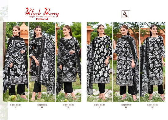 Alok Suit Black Berry Vol-04