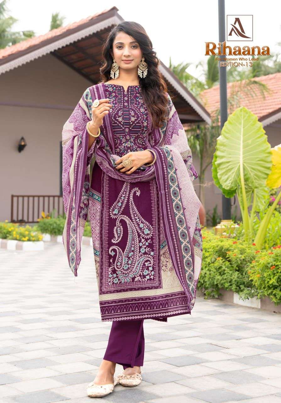 Alok Suit Rihaana Vol-13