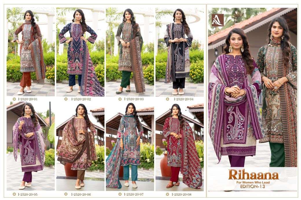 Alok Suit Rihaana Vol-13