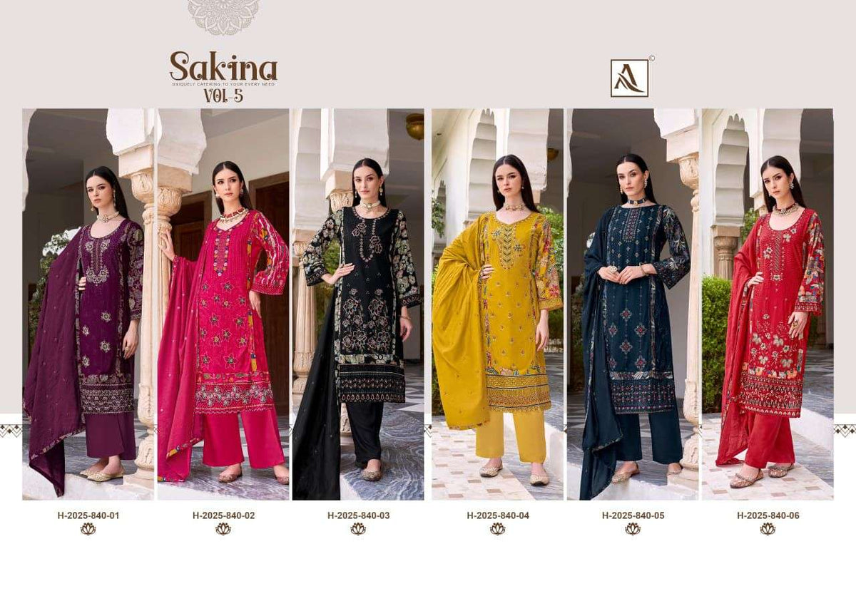 Alok Suit Sakina Vol-05