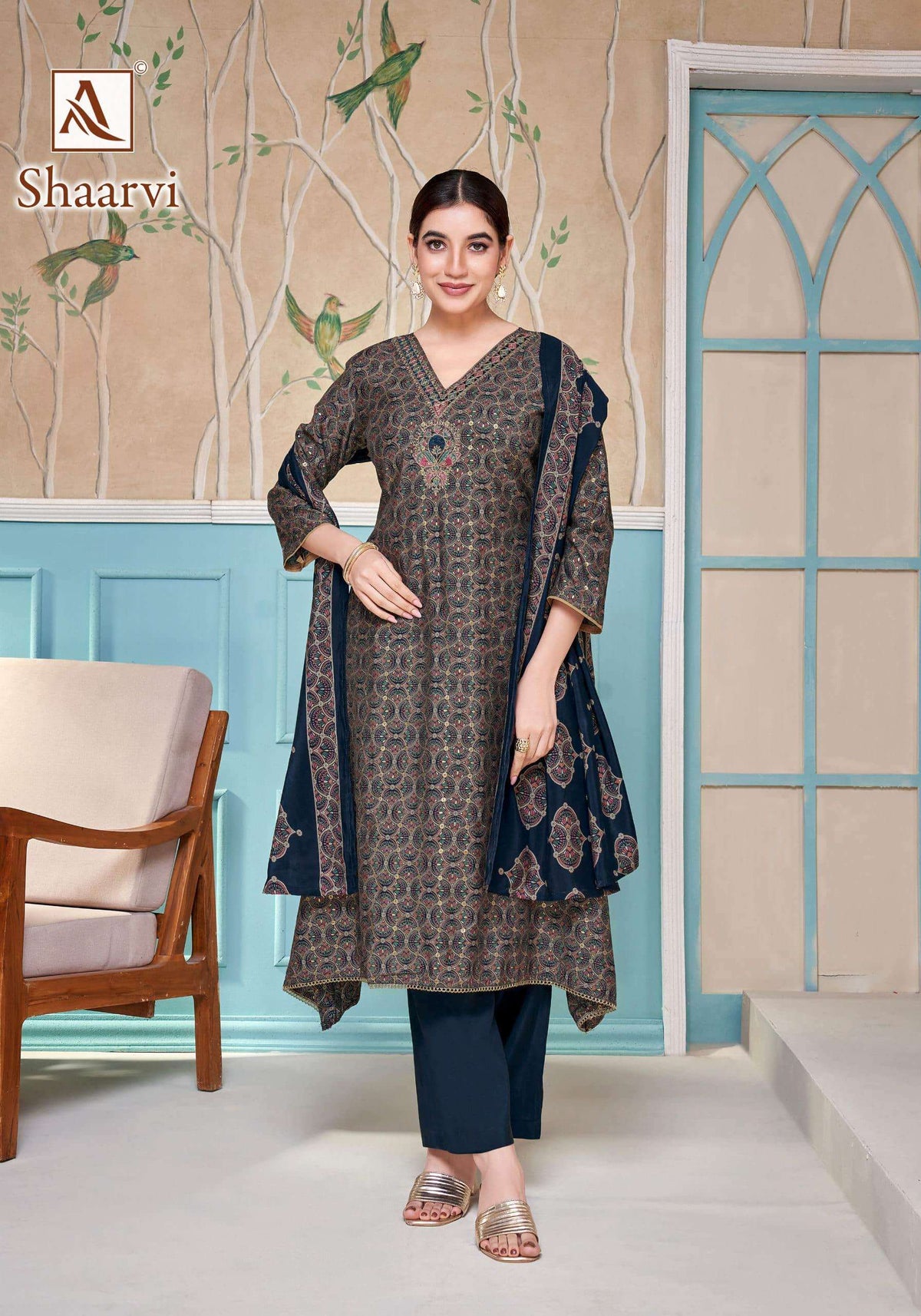 Alok Suit Shaarvi
