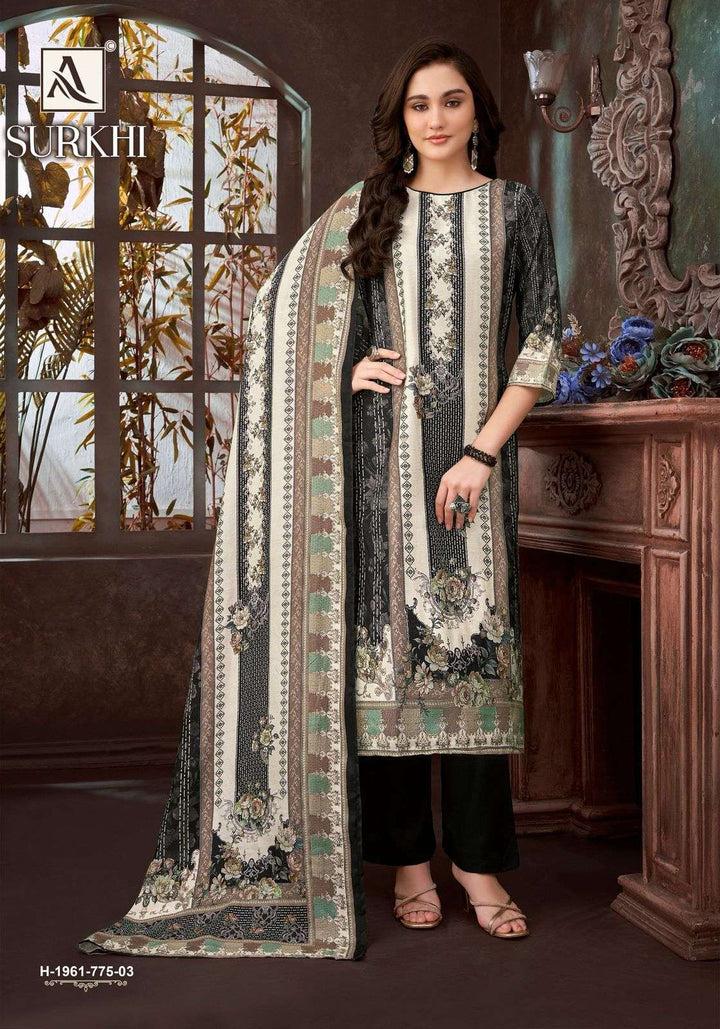 Alok Suit Surkhi