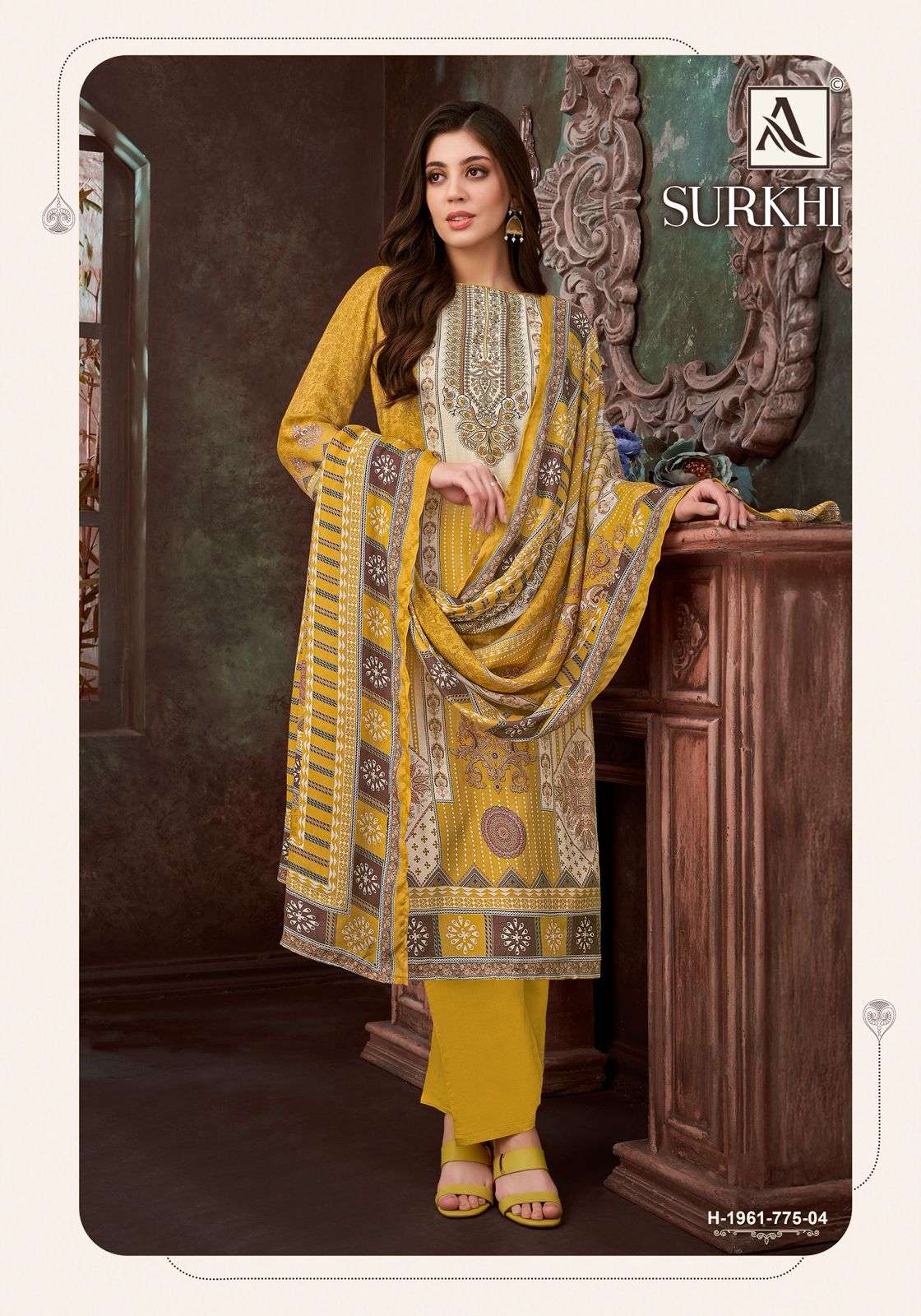 Alok Suit Surkhi