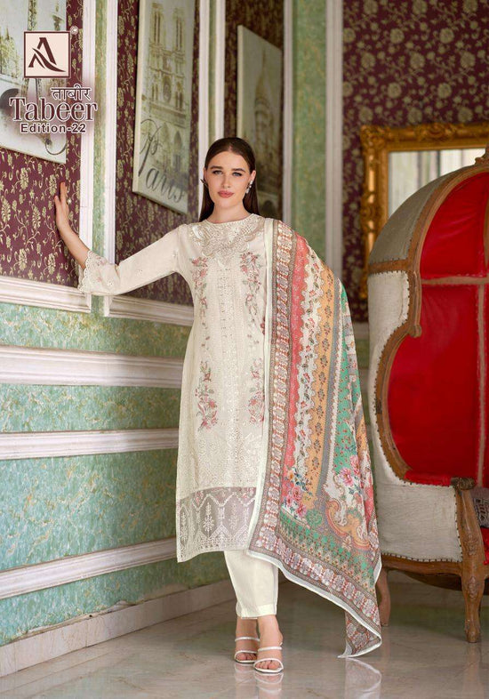 Alok Suit Tabeer Vol-22 (8 Pcs)