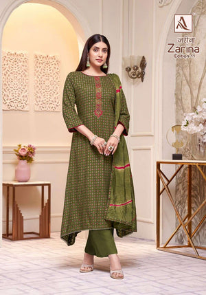 Alok Suit Zarina Vol-11