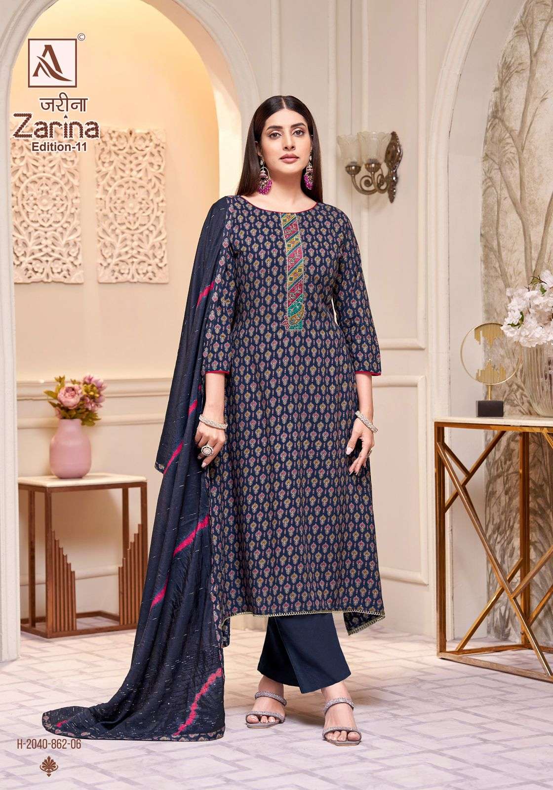 Alok Suit Zarina Vol-11