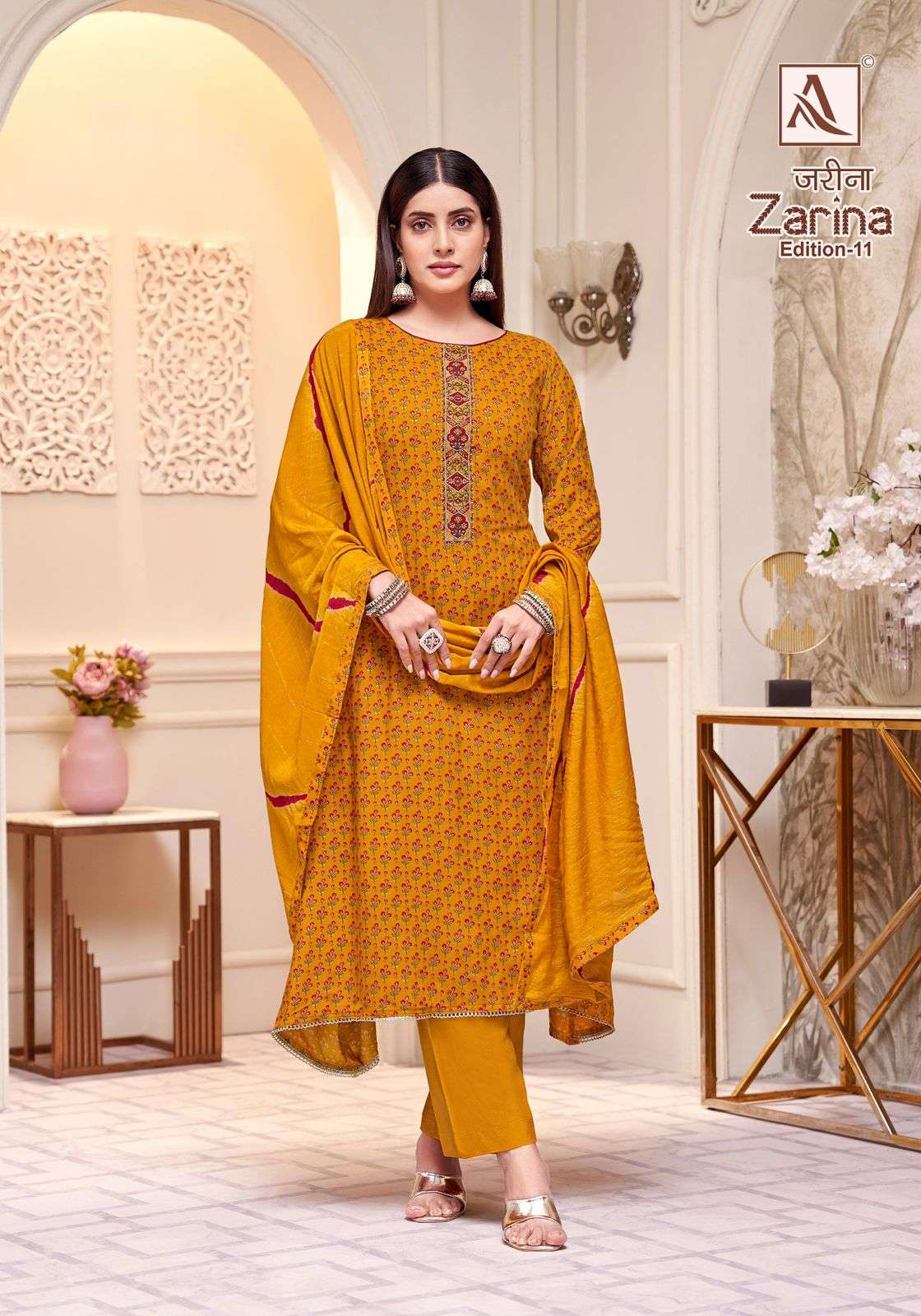 Alok Suit Zarina Vol-11